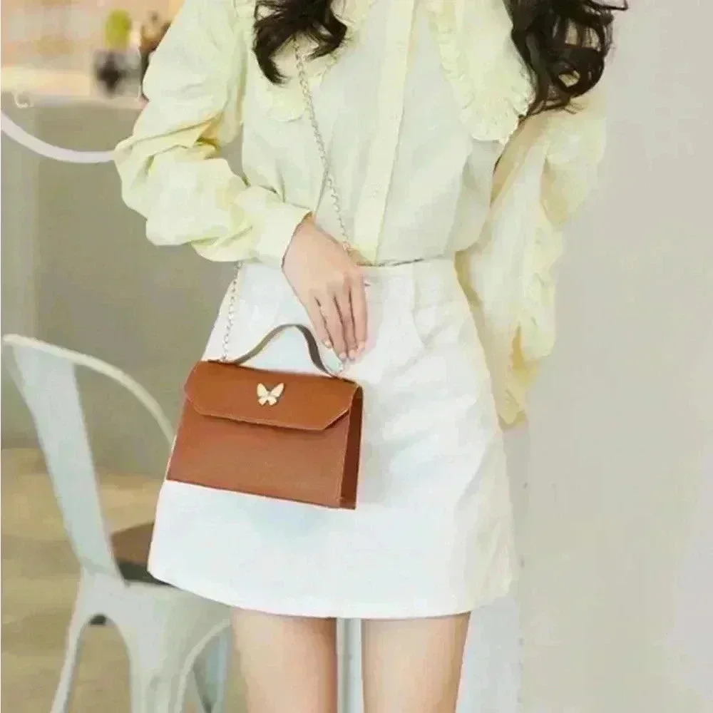 ⚠️Clearance Small Brown Butterfly Pendant Crossbody / Hand Bag - Picture 4 of 4